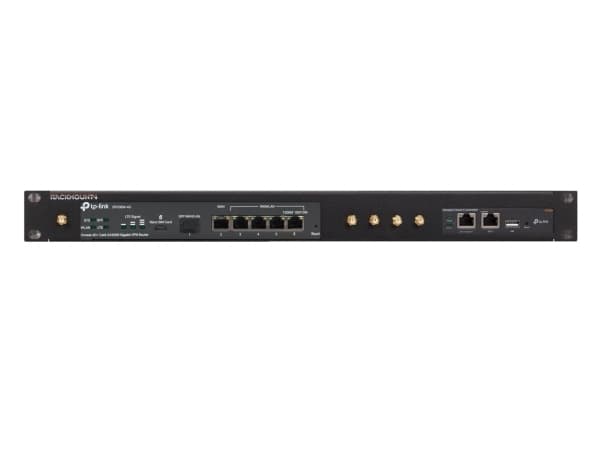Rackmount.IT RM-OM-T2 - Monteringssett for nettverksenhet - rackmonterbar - kullsort - 1U - 19"