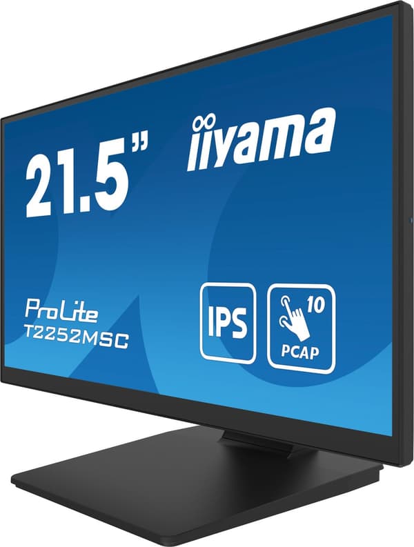 iiyama ProLite T2252MSC-B2 platta pc-skärmar 54,6 cm (21.5") 1920 x 1080 pixlar Full HD LCD Pekskärm Svart