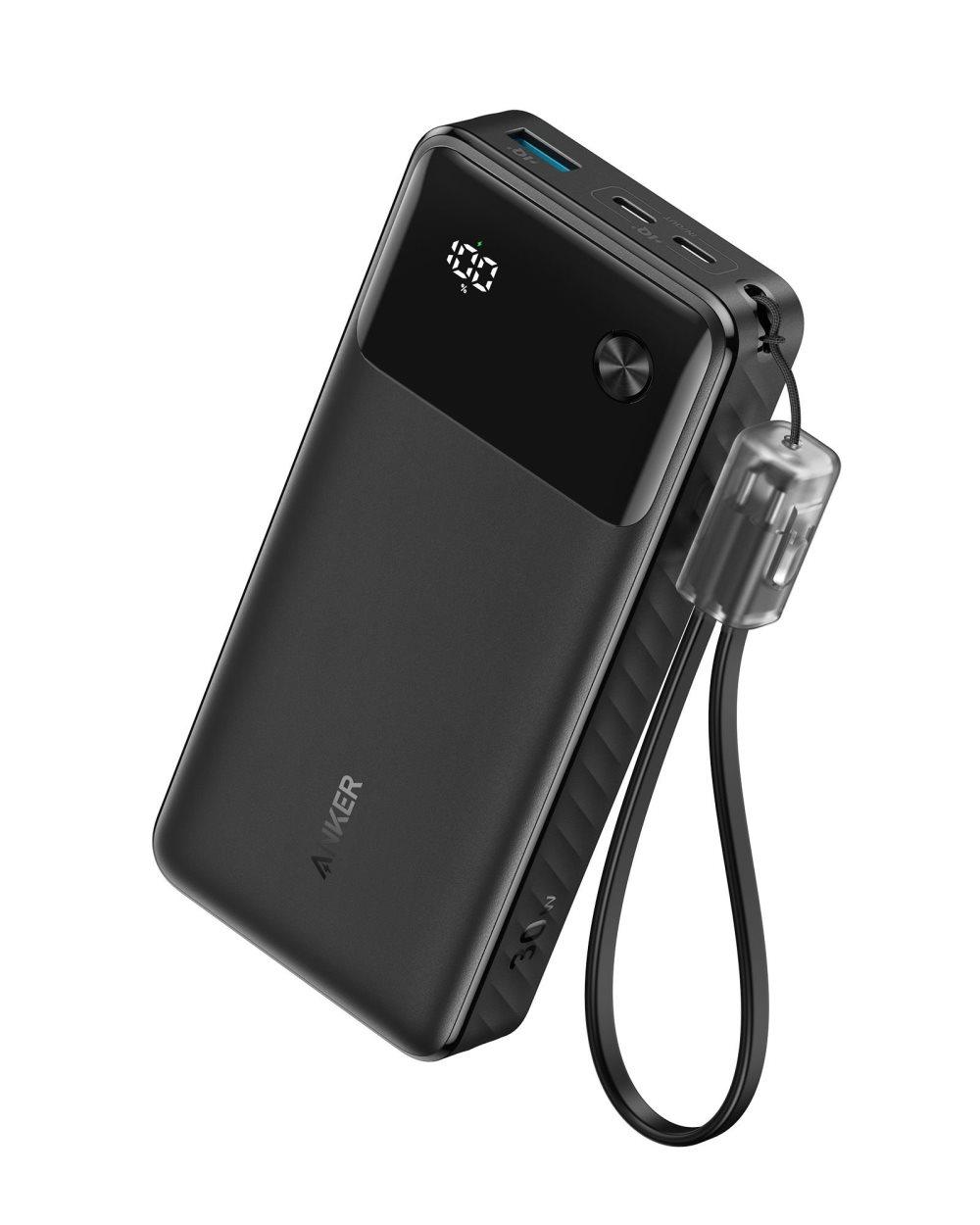 Anker Power Bank 20K,30W)B2B Europe Excluded UK Plug)Black