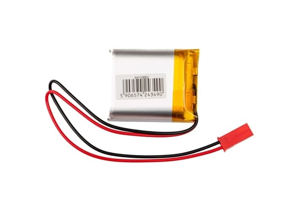 Akyga AKY0662 LP103035 Li-Po 3,7V / 1050mAh PCM Li-Po-batteri JST 2,54 2-pins 150 mm