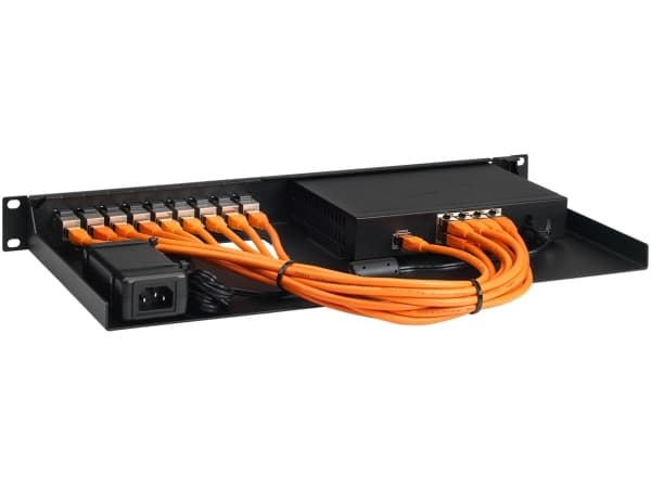 Rackmount.IT RM-SW-T11I, Brannmur-rackmontering, Sort, 1 stykker, 1,16 kg