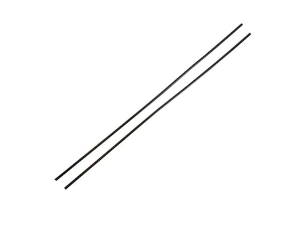 Dørkantbeskytter sort gummi 60 cm