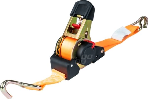 AMiO Transportbelte med automatisk retraktor 1000kg 1t 38mm 4m j-type amio-03321