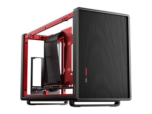 Antec Performance 1 M, Mini Tower, PC, Svart, ITX, Gjuten aluminium, Plast, Stål, 12,5 cm
