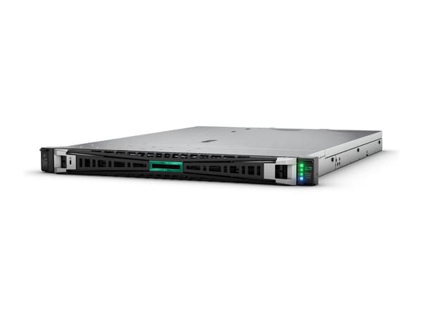 HPE ProLiant DL320 Gen11 - Server - rackmonterbar 1U - toveis - 1 x Xeon Silver 4510 / inntil 4.1 GHz - RAM 64 GB - SATA/SAS/NVMe - hot-swap 2.5" brø