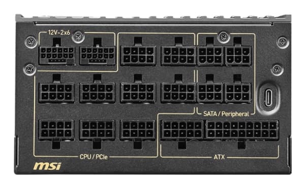 Virtalähde MSI MEG Ai1600T PCIE5