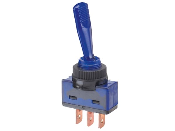Kontakt vippe on-off blå 20amp