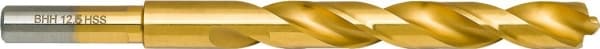 Baildon DIN 338 RN 12,5 mm metallborr, HSS TiN (S), 151-101 mm (3-skärigt skaft)