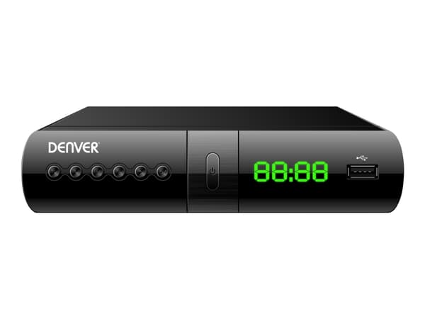 DENVER DTB-133 - DVB digital TV-mottagare/digitalspelare - svart