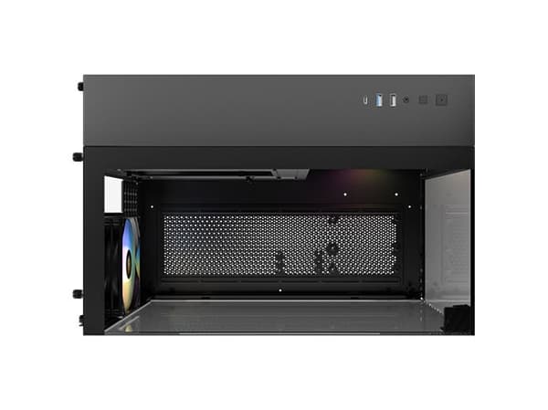 Antec CX600M Trio ARGB, Mini Tower, PC, Sort, Gjennomsiktig, ITX, Micro-ITX, Glass, Stål, Herdet glass, Multi