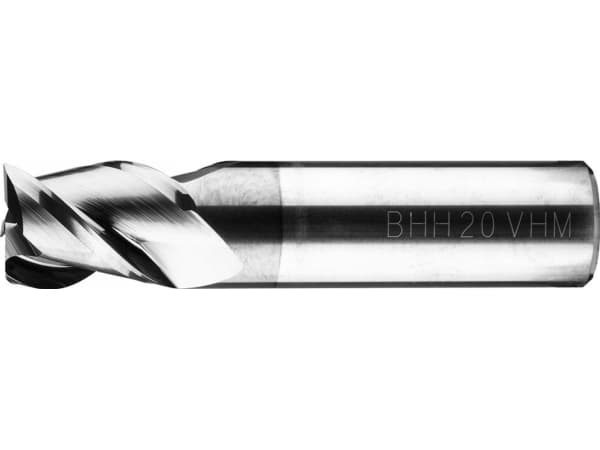 Grąžtas Format Baildon karbido galinis frezos DIN 6527 K FWP3A 20 mm, VHM TiAlN, Z3, 92-20 mm