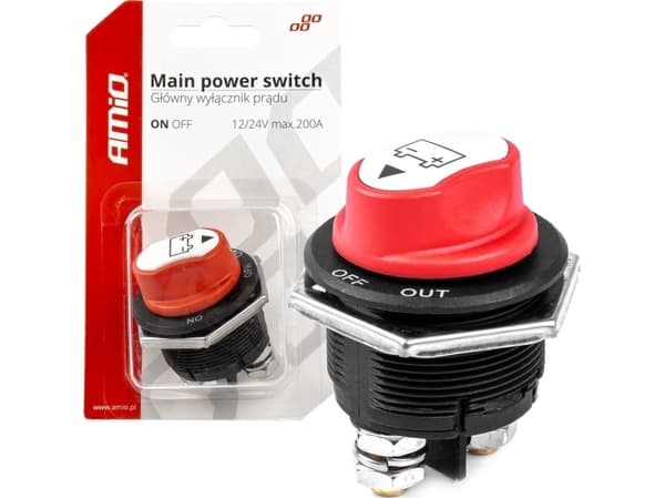 AMiO Jordstrømbryter batterispak amio-03027