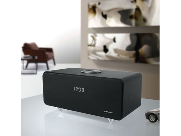 Muse M-950 BT, Kodin miniaudiojärjestelmä, Musta, 80 W, FM, Automaattinen skannaus, Automaattinen säilytys, Digitaalinen