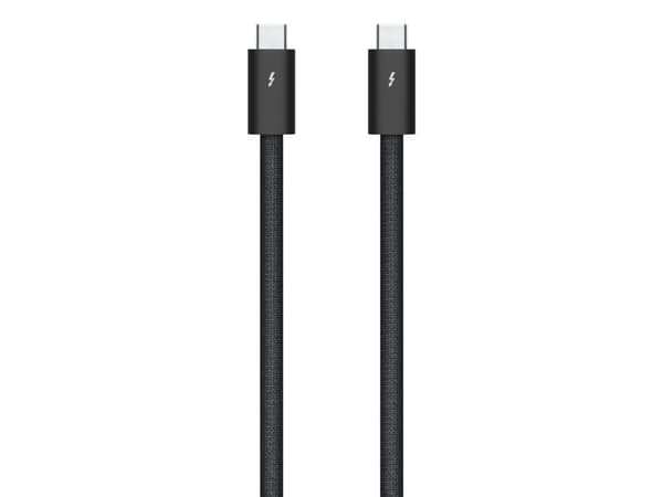 Apple Thunderbolt 5 Pro - Thunderbolt-kabel - 24 pin USB-C (hann) til 24 pin USB-C (hann) - USB4 / Thunderbolt 3 / Thunderbolt 4 / Thunderbolt 5 / Di