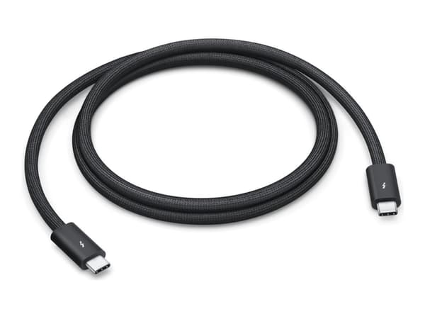 Apple Thunderbolt 5 Pro - Thunderbolt-kabel - 24 pin USB-C (hann) til 24 pin USB-C (hann) - USB4 / Thunderbolt 3 / Thunderbolt 4 / Thunderbolt 5 / Di