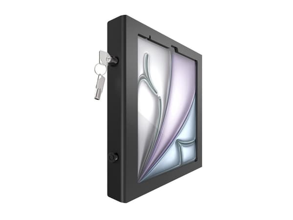 Compulocks iPad Air M2 & M3 13" Apex Enclosure Tilting Stand 8" - Black - Monteringssett (stativ, hus) - synlige foran/bak kamera og sensorer - for n