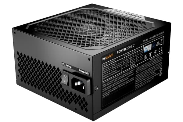 be quiet! POWER ZONE 2 1000W, 1000 W, 100 - 240 V, 1070 W, 50/60 hz, 13 A, 6,5 A