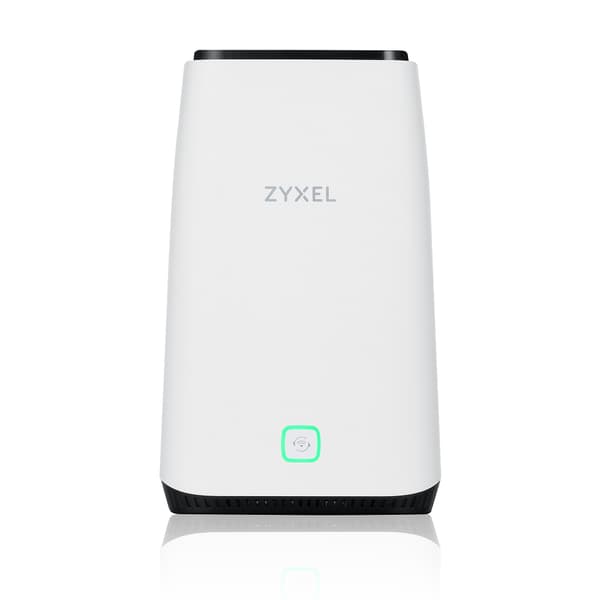 Zyxel FWA510 trådlös router Multi-Gigabit Ethernet Tri-band (2,4 GHz / 5 GHz / 5 GHz) 5G Svart, Vit
