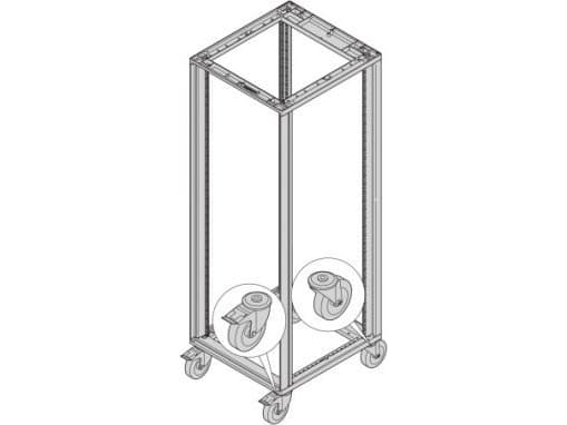 SCHROFF Koło SCHROFF Novastar 400 kg