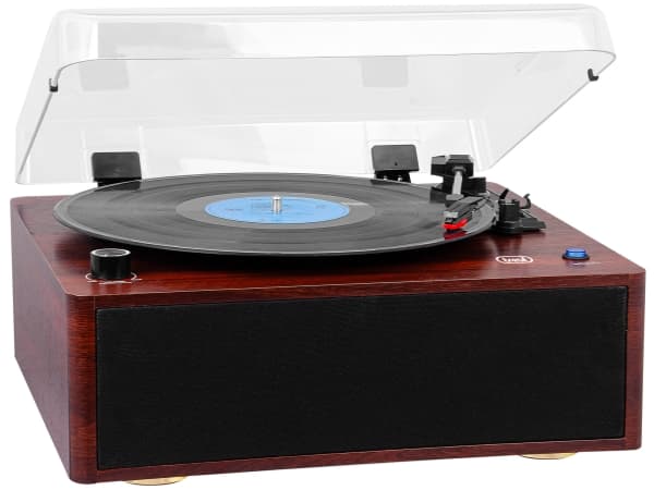 Trevi TT 1030 BT, Direktedrevet platespiller, Tre, Tre, 33,45,78 RPM, 30 W, 230 V