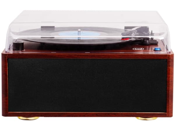 Trevi TT 1030 BT, Direktedrevet platespiller, Tre, Tre, 33,45,78 RPM, 30 W, 230 V