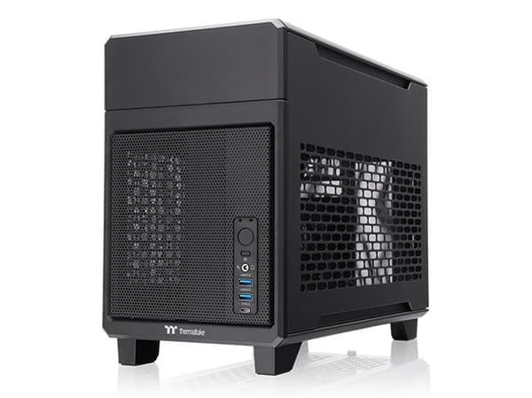 Thermaltake TR100, Mini Tower, PC, Sort, Mini-ITX, SPCC, Stål, 6,8 cm
