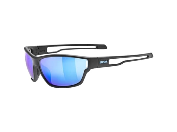 UVEX EYEWEAR SPORTSTYLE 806 SVART MATT/MIR.BLÅ (S5330872214) - Uni