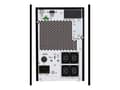 Miniatyrbilde 4 av 5: APC Easy UPS On-Line - UPS - tårn, utvidet driftstid - AC 220/230/240 V - 900 watt - 1000 VA - enkeltfase - blysyre - USB, serial - utgangskontakter: