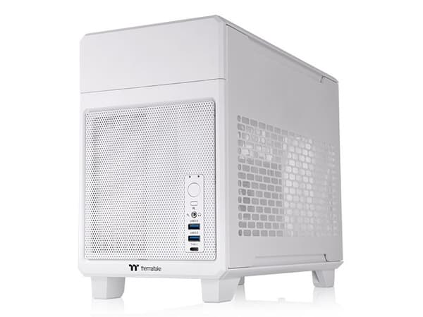Thermaltake TR100, Mini Tower, PC, Vit, Mini-ITX, SPCC, Stål, 6,8 cm