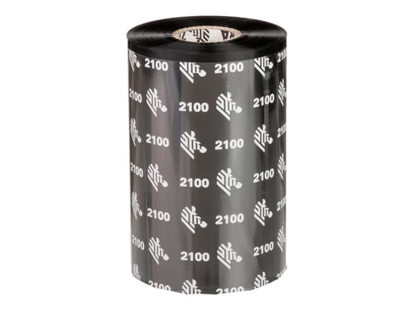 Zebra 2100 Wax - 10-pack - svart - 174 mm x 600 m - skriverbånd - for PAX 110PAX4, 170PAX2, 170PAX3; ZE500 Series ZE511, ZE521