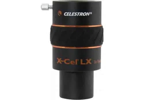 Celestron CE93428, Kaukoputken sovitin, Musta, Alumiini, 3x, 3.18 cm, 3.18 cm, 3.18 cm