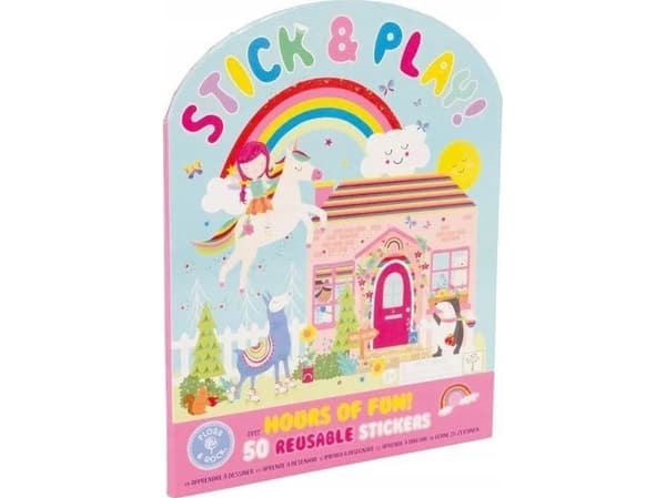 Steinsett med gjenbrukbare klistremerker, Rainbow Fairy