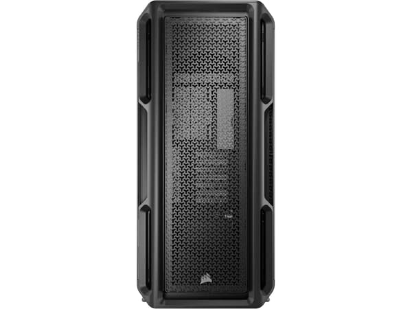 CORSAIR 5000T - Mid tower spel - utökad ATX - genomskinlig sidopanel (härdat glas) - ingen strömförsörjning (ATX) - svart - USB/ljud