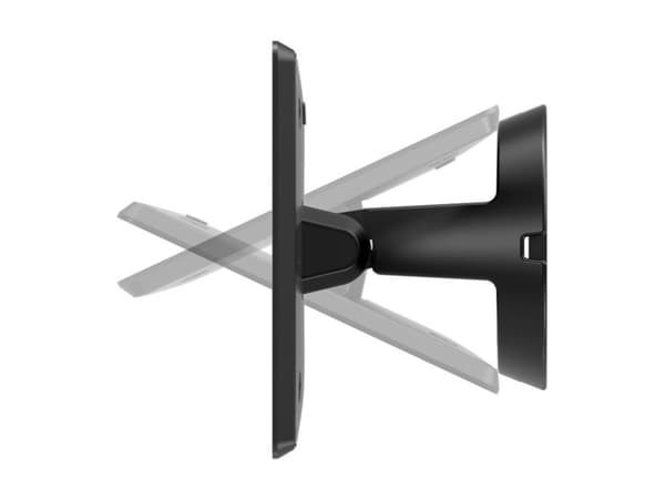 Compulocks VESA Tilting Wall Mount - Monteringssats (bågmontering) - lutande - aluminium - svart - väggmonterbar, monterbar på ytor