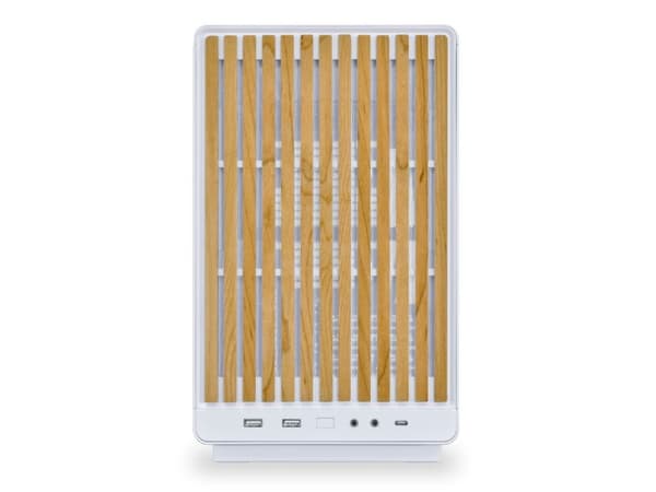 Lian Li DAN Cases A3-mATX Wood Edition PC-veske Micro-ATX - bøk hvit (A3- MATX-WD WHITE)