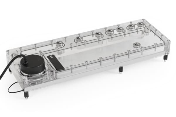 Alphacool 14576, Kylplatta, Akryl, Transparent, 3-Pin JST + 3-Pin, 1/4", 3-stift