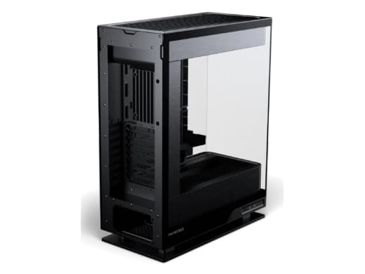 Phanteks Evolv Series X2 - Mid tower - utökad ATX - genomskinlig sidopanel (härdat glas) - ingen strömförsörjning (ATX) - borstad svart - USB/ljud
