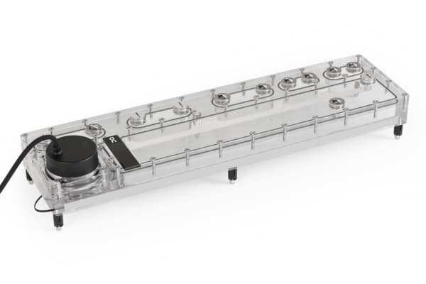 Alphacool 14578, Kylplatta, Akryl, Transparent, 3-Pin JST + 3-Pin, 1/4", 3-stift