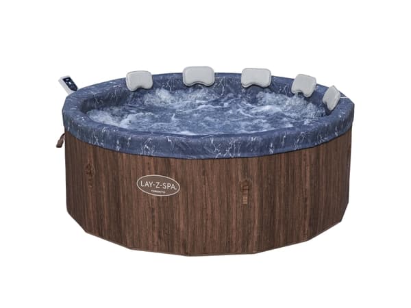 Bestway Lay-Z-Spa Toronto Energy-Efficient Smart AirJet Hot Tub with App Control 5-7 person, 1250 L, 7 person(s), Round, Bubble/Jet massage, ABS, Pol