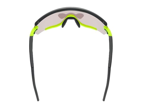 Uvex sportstyle 236 set, Multisport, Unisex, Semi-rammeløs, Sort, Gult, Gult