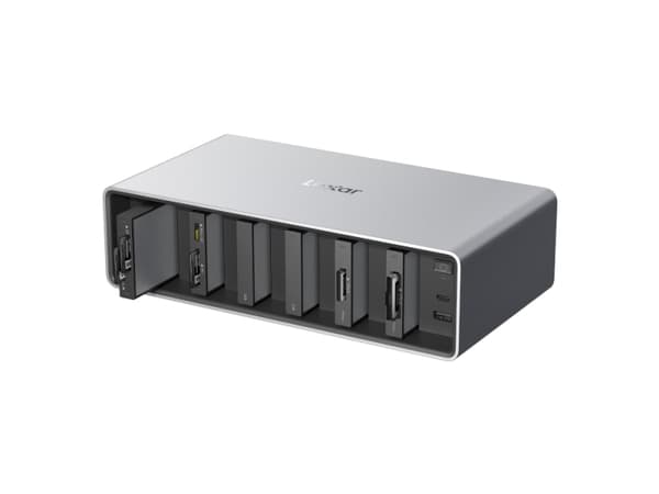 Lexar LPWF800N-4A1NGL, Minneskort, SSD, Thunderbolt, Grå, Gjuten aluminium, 40 Gbit/s, CFexpress typ A, CFexpress typ B, MicroSD (TransFlash), SD