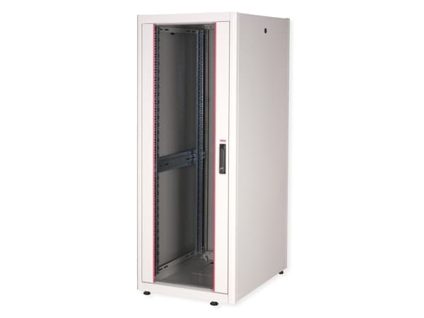 ROLINE 26.21.0038, Fristående rack, 32U, 600 kg, Kuggskenor, Justerbara fötter, 68 kg