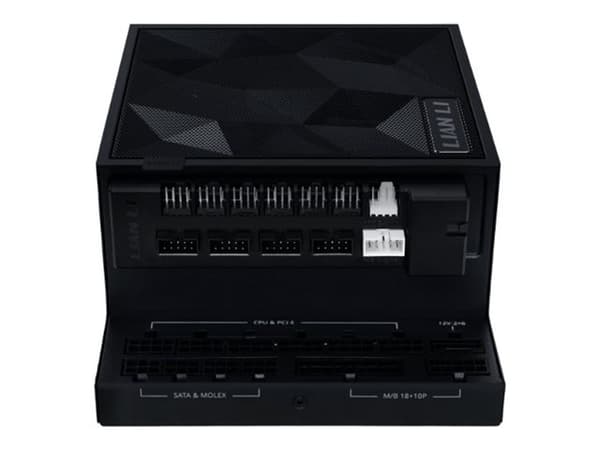Lian Li Edge Gold EG1200G - Nätaggregat (intern) - ATX12V 3.1 - 80 PLUS Gold - Cybenetics Gold - AC 100-240 V - 1200 Watt - aktive PFC - Europa - sva Svart