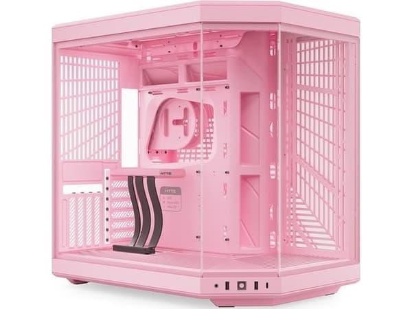 Hyte Y70 Midi-Tower, Tempered Glass - Strawberry Milk Vaaleanpunainen