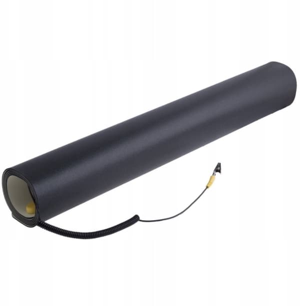 Antistatisk bordsduk av PVC 120 x 60 cm med jordsladd