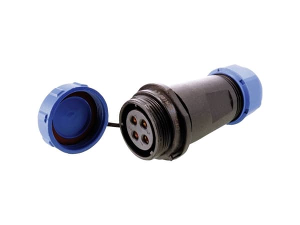 Deko Light 940063 Rund anslutning Koppling, rak Totalt antal poler: 4 1 del