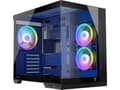 Miniatyrbild 1 av 2: Modecom Volcano Panorama Apex ARGB 3F juoda, Midi Tower, PC, Grå, ATX, micro ATX, Micro-ITX