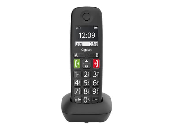 Gigaset E290HX - Trådløst ekstra håndsett - ECO DECT\GAP\CAT-iq - svart