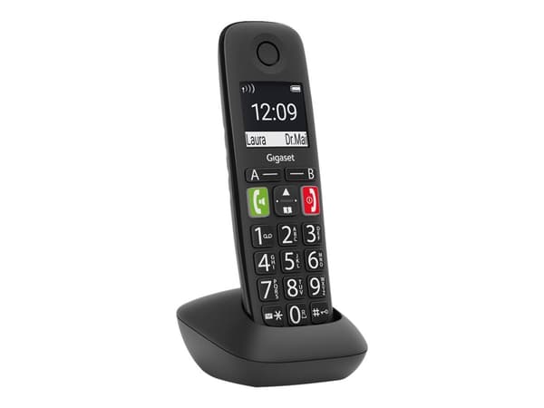 Gigaset E290HX - Trådløst ekstra håndsett - ECO DECT\GAP\CAT-iq - svart