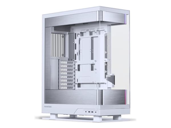 Phanteks Evolv Series X2 - Mid tower - utökad ATX - genomskinlig sidopanel (härdat glas) - ingen strömförsörjning (ATX) - silvervit - USB/ljud